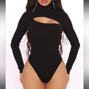 Fashion nova black bodysuit